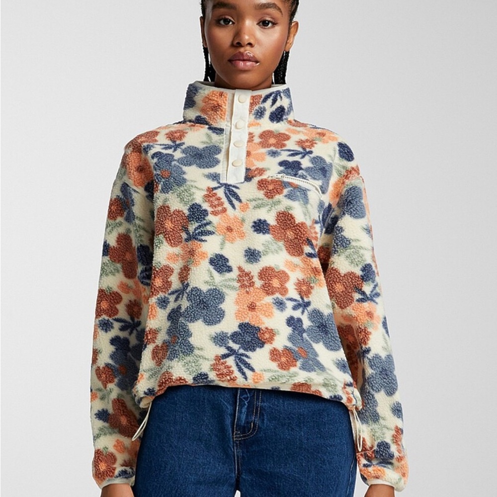 Simons Twik Floral Fleece Sweatshirt